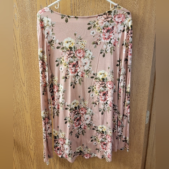 P.S. Kate Long Sleeve Pink Floral top - Picture 5 of 5